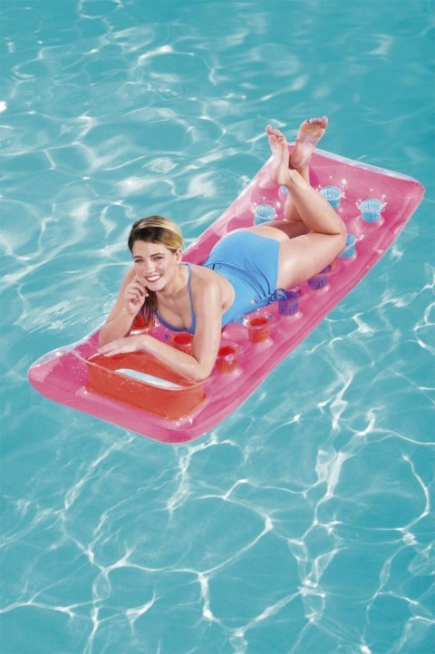 Materac Plażowy 188 71cm BESTWAY Róż Materac Plażowy 188 71cm BESTWAY Róż