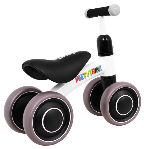 Pierwszy Rowerek biegowy PettyTrike dla dzieci Biały 4-kołowy Jeździk SporTrike Pierwszy Rowerek biegowy PettyTrike dla dzieci Biały 4-kołowy Jeździk SporTrike
