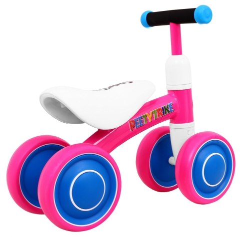 Pierwszy Rowerek biegowy PettyTrike dla dzieci Różowy 4-kołowy Jeździk SporTrike Pierwszy Rowerek biegowy PettyTrike dla dzieci Różowy 4-kołowy Jeździk SporTrike