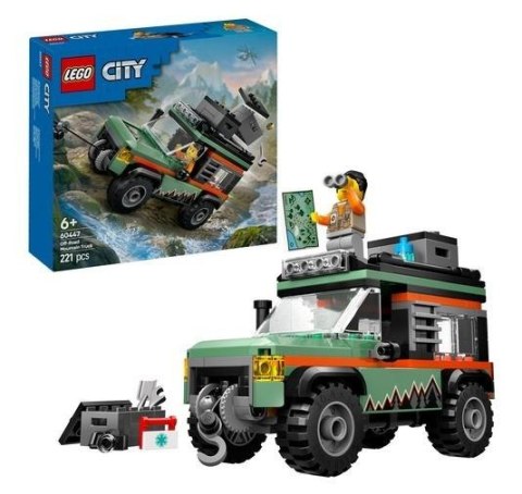 LEGO(R) CITY 60447 (6szt) Górska ciężarówka terenowa LEGO(R) CITY 60447 (6szt) Górska ciężarówka terenowa