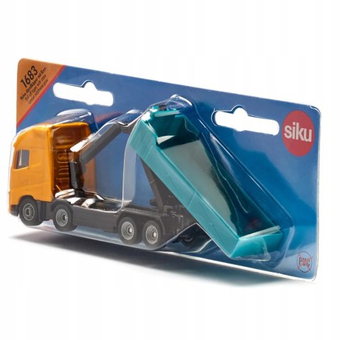 Siku Ciężarówka Volvo HDS Wywrotka z dźwigiem model metal S1683 Siku Ciężarówka Volvo HDS Wywrotka z dźwigiem model metal S1683
