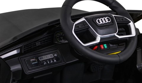 Audi E-Tron Sportback dla dzieci Czarny + Pilot + Napęd 4x4 + Wolny Start + Radio MP3 + LED