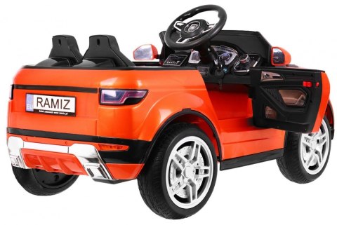 Autko Rapid Racer elektryczne dla dzieci Pomarańczowy + Pilot + Wolny Start + EVA + MP3 LED Autko Rapid Racer elektryczne dla dzieci Pomarańczowy + Pilot + Wolny Start + EVA + MP3 LED
