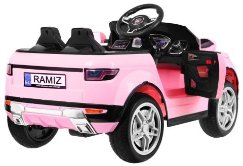 Autko Rapid Racer elektryczne dla dzieci Różowy + Pilot + Wolny Start + EVA + MP3 LED Autko Rapid Racer elektryczne dla dzieci Różowy + Pilot + Wolny Start + EVA + MP3 LED