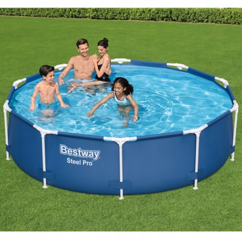 Basen stelażowy ogrodowy okrągły 305 x 76cm Bestway 56677