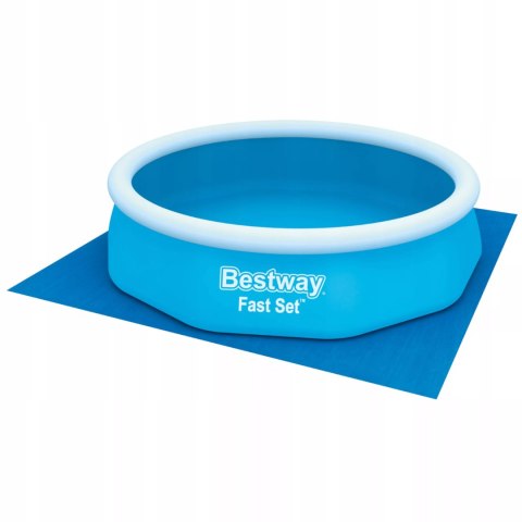 Mata plandeka pod basen stelażowy rozporowy podkład 335x335cm Bestway 58001