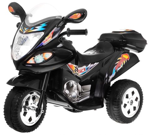 Motorek Trójkołowy BJX-088 elektryczny dla najmłodszych Czarny + Dźwięki + Światła Motorek Trójkołowy BJX-088 elektryczny dla najmłodszych Czarny + Dźwięki + Światła
