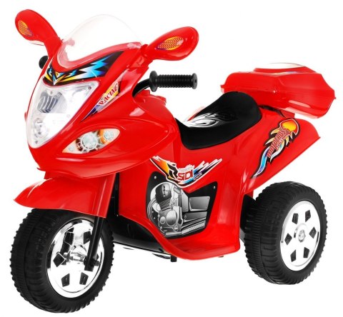 Motorek Trójkołowy BJX-088 elektryczny dla najmłodszych Czerwony + Dźwięki + Światła Motorek Trójkołowy BJX-088 elektryczny dla najmłodszych Czerwony + Dźwięki + Światła