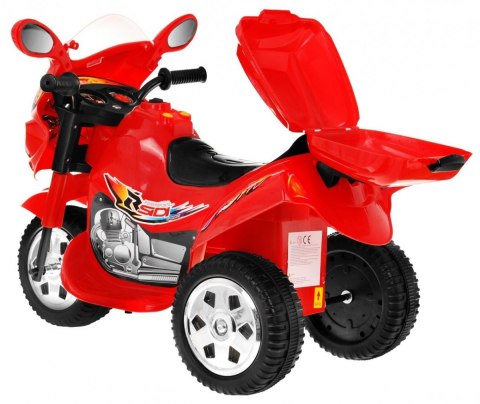 Motorek Trójkołowy BJX-088 elektryczny dla najmłodszych Czerwony + Dźwięki + Światła Motorek Trójkołowy BJX-088 elektryczny dla najmłodszych Czerwony + Dźwięki + Światła
