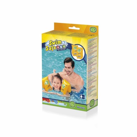 Dmuchane Rękawki do pływania Żółte L 30x15cm BESTWAY Dmuchane Rękawki do pływania Żółte L 30x15cm BESTWAY