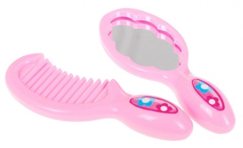 Duża Lalka do stylizacji dla dzieci 3+ blondynka + 2 Stroje + Grzebyk + Lusterko Duża Lalka do stylizacji dla dzieci 3+ blondynka + 2 Stroje + Grzebyk + Lusterko