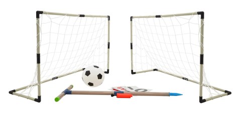 Dwie Bramki z Tablicą Punktową + Akcesoria Dwie Bramki z Tablicą Punktową + Akcesoria