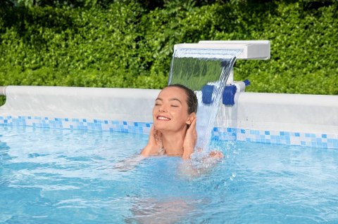 Fontanna wodna z Podświetleniem LED do basenów ogrodowych BESTWAY 8 trybów Fontanna wodna z Podświetleniem LED do basenów ogrodowych BESTWAY 8 trybów