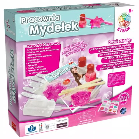 Pracownia Mydełek eksperymenty 8+ Trefl Science4you 61114 Pracownia Mydełek eksperymenty 8+ Trefl Science4you 61114