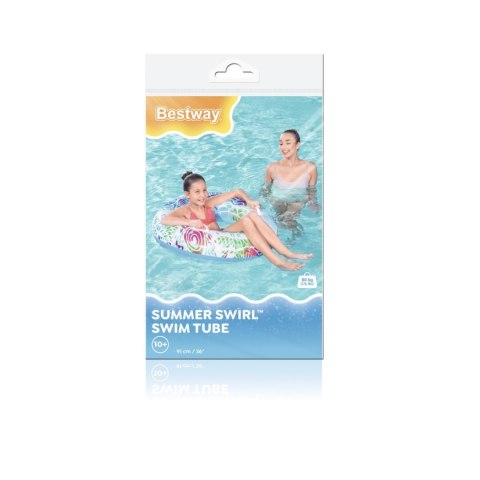 Koło do Pływania 91 cm BESTWAY Niebieskie Koło do Pływania 91 cm BESTWAY Niebieskie