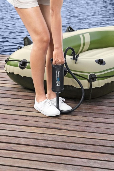 Pompka ręczna tłokowa BESTWAY 0,85l/cykl + 3 Końcówki + Elastyczny wąż Pompka ręczna tłokowa BESTWAY 0,85l/cykl + 3 Końcówki + Elastyczny wąż