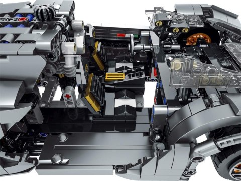 Zestaw Klocków Autko Sportowe Szare 1512el. Zestaw Klocków Autko Sportowe Szare 1512el.