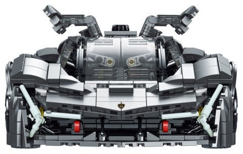 Zestaw Klocków Autko Sportowe Szare 1512el. Zestaw Klocków Autko Sportowe Szare 1512el.