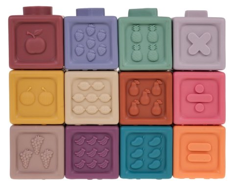 Zestaw Kostek Sensorycznych Liczby 12el. Zestaw Kostek Sensorycznych Liczby 12el.