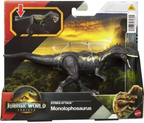 Jurassic World Figurka Strike Attack Monolophosaur