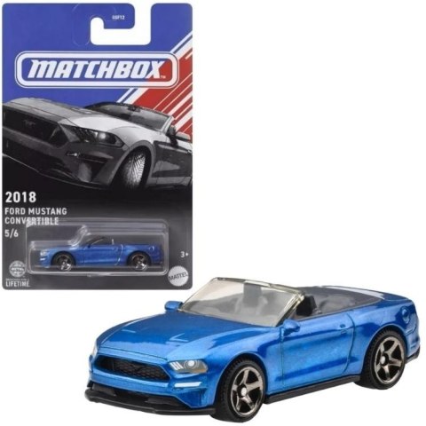 Matchbox Samochód 2018 Ford Mustang Convertible