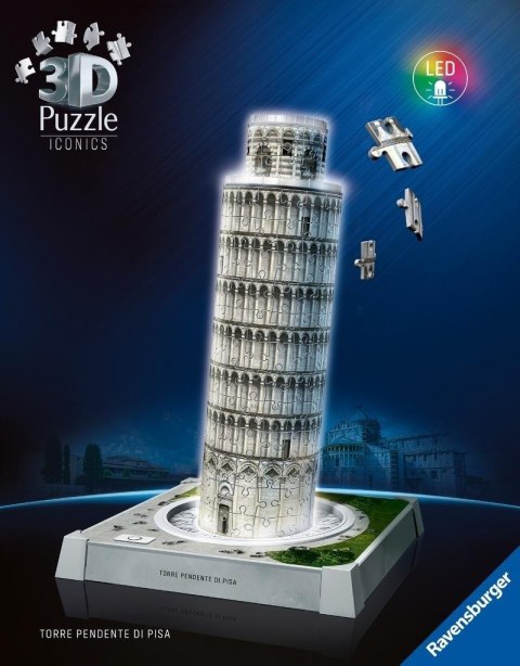 Puzzle 3D Iconics Krzywa Wieża w Pizie Puzzle 3D Iconics Krzywa Wieża w Pizie