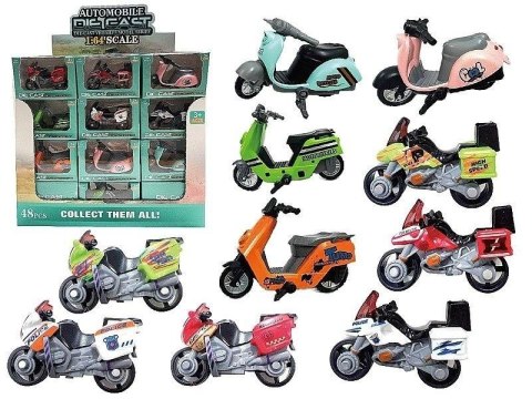 Skuter metalowy 1:64 MIX