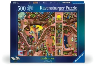 Puzzle 2D: Fantastyczna biblioteka 500el
