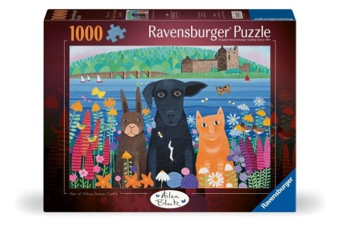 Puzzle 2D: Zwierzaki i zamek 1000el