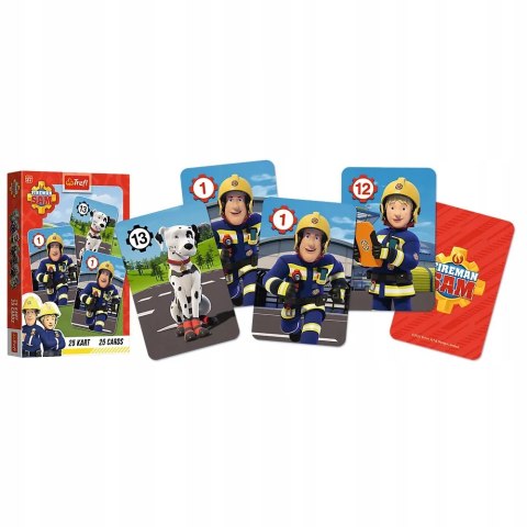 Karty Piotruś Strażak Sam Fireman Sam +4 Trefl 08505 Karty Piotruś Strażak Sam Fireman Sam +4 Trefl 08505