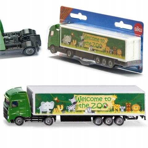 Siku ciężarówka z przyczepą model metal skala 1:87 S1627 Siku ciężarówka z przyczepą model metal skala 1:87 S1627