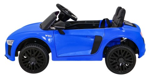 Audi R8 na akumulator dla dzieci Niebieski + Pilot + EVA + Wolny Start + MP3 LED Audi R8 na akumulator dla dzieci Niebieski + Pilot + EVA + Wolny Start + MP3 LED