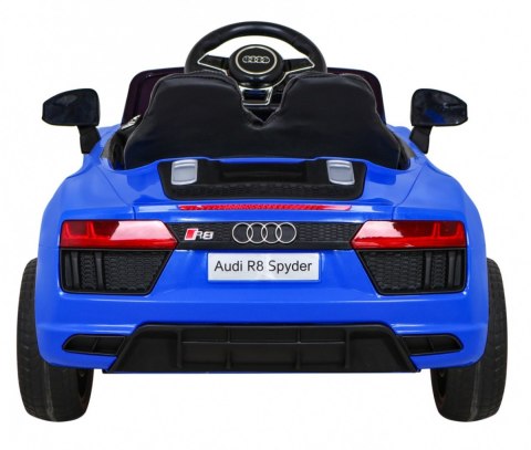 Audi R8 na akumulator dla dzieci Niebieski + Pilot + EVA + Wolny Start + MP3 LED Audi R8 na akumulator dla dzieci Niebieski + Pilot + EVA + Wolny Start + MP3 LED