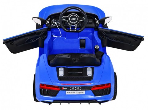 Audi R8 na akumulator dla dzieci Niebieski + Pilot + EVA + Wolny Start + MP3 LED Audi R8 na akumulator dla dzieci Niebieski + Pilot + EVA + Wolny Start + MP3 LED