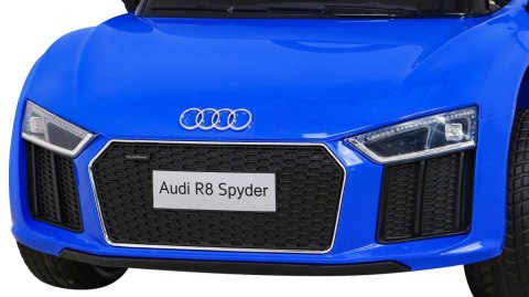 Audi R8 na akumulator dla dzieci Niebieski + Pilot + EVA + Wolny Start + MP3 LED Audi R8 na akumulator dla dzieci Niebieski + Pilot + EVA + Wolny Start + MP3 LED