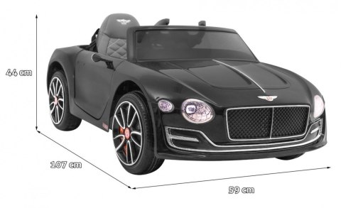 Auto na akumulator Bentley EXP 12 dla dzieci Czarny + Pilot + Otwierane drzwi + Elegancki wygląd Auto na akumulator Bentley EXP 12 dla dzieci Czarny + Pilot + Otwierane drzwi + Elegancki wygląd