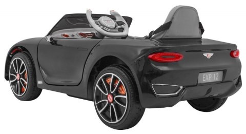 Auto na akumulator Bentley EXP 12 dla dzieci Czarny + Pilot + Otwierane drzwi + Elegancki wygląd Auto na akumulator Bentley EXP 12 dla dzieci Czarny + Pilot + Otwierane drzwi + Elegancki wygląd