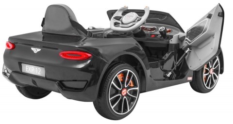 Auto na akumulator Bentley EXP 12 dla dzieci Czarny + Pilot + Otwierane drzwi + Elegancki wygląd Auto na akumulator Bentley EXP 12 dla dzieci Czarny + Pilot + Otwierane drzwi + Elegancki wygląd